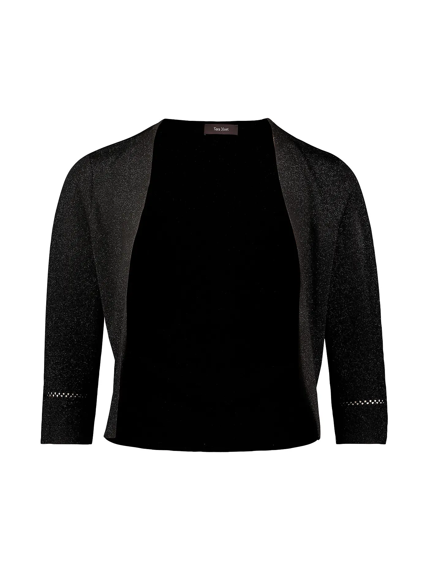 VERA MONT | Strickjacke - Bolero | schwarz